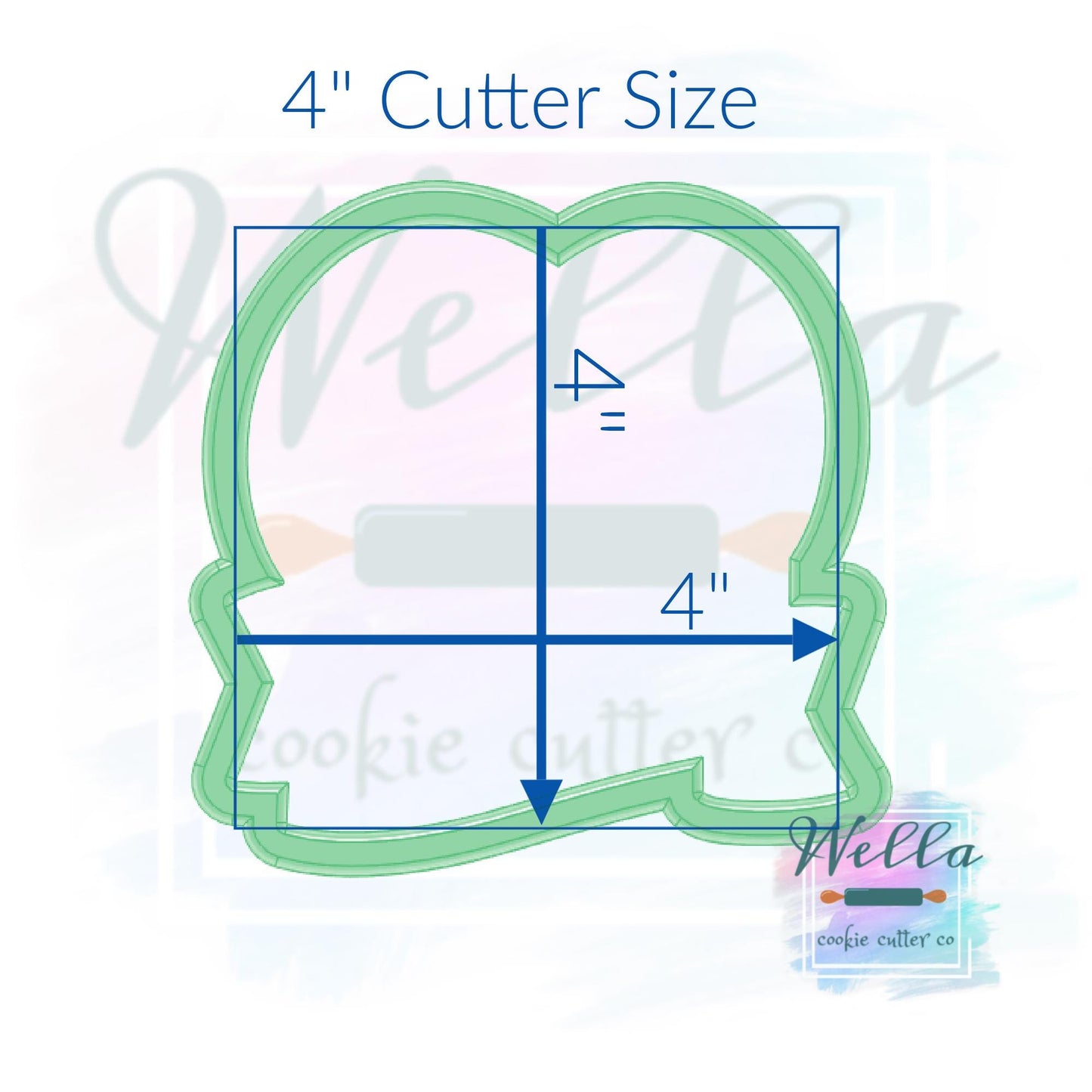 Number 60 with Banner Cookie Cutter