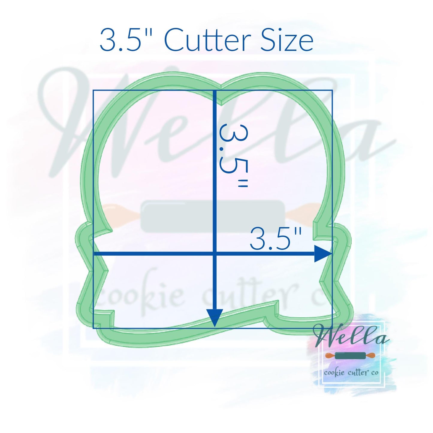 Number 60 with Banner Cookie Cutter