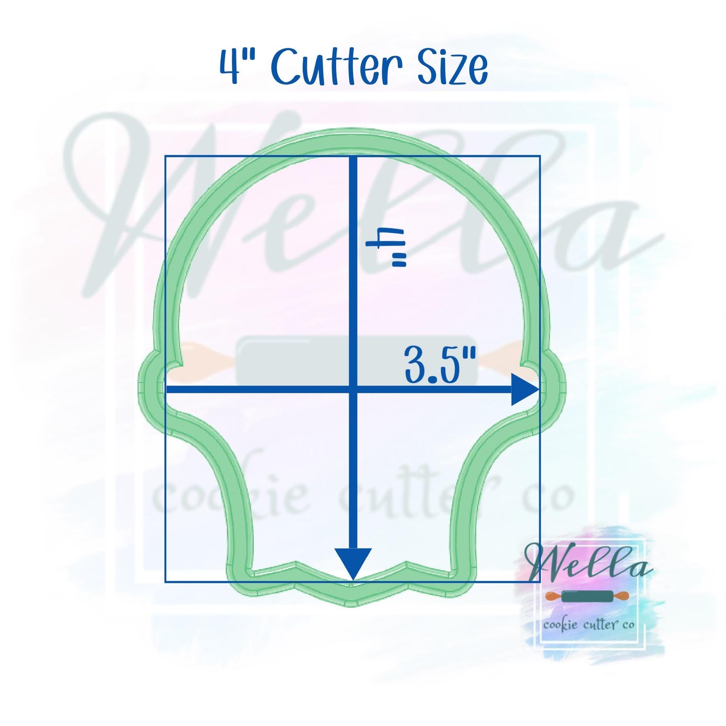 Basketball in Hoop Cookie Cutter