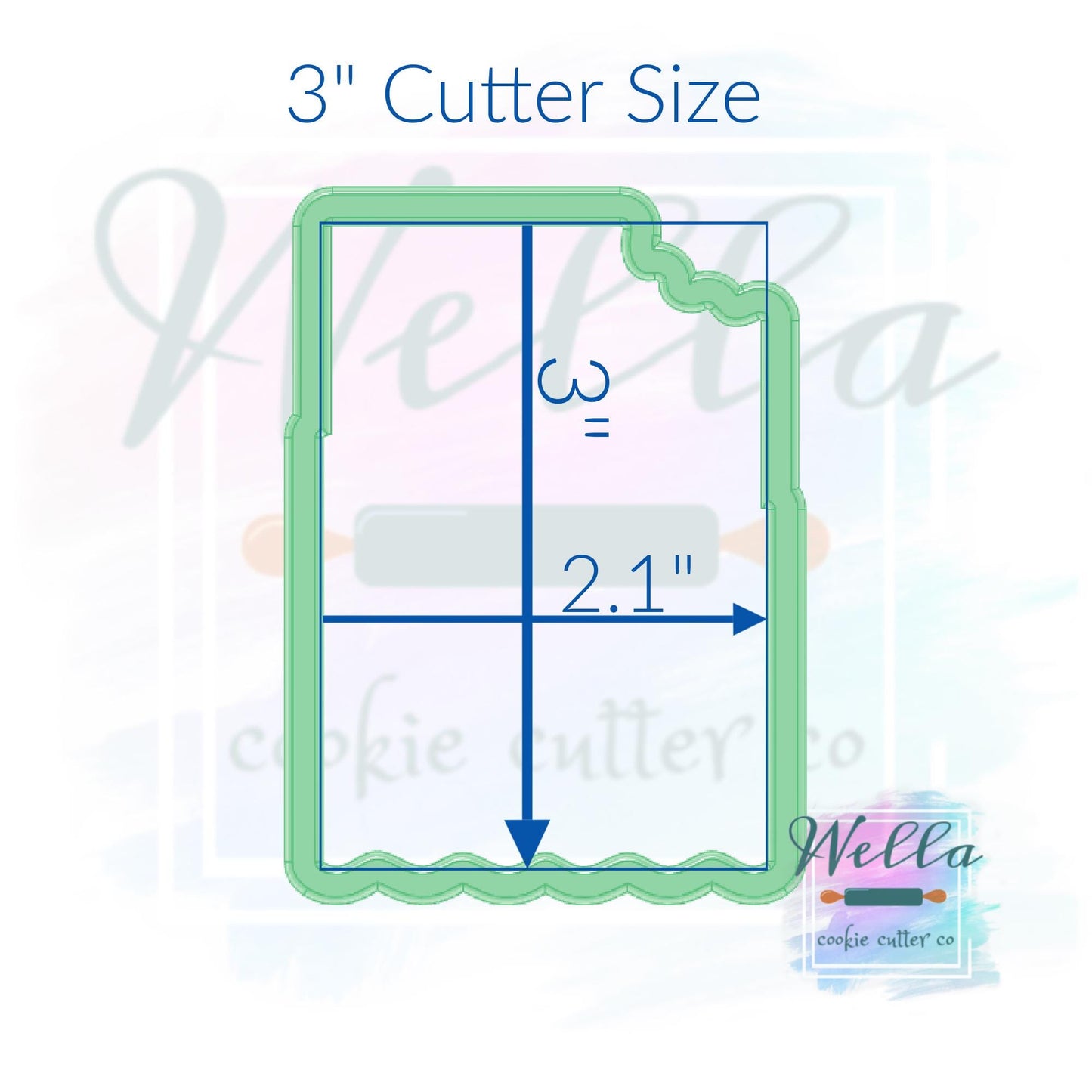 Candy Bar Cookie Cutter