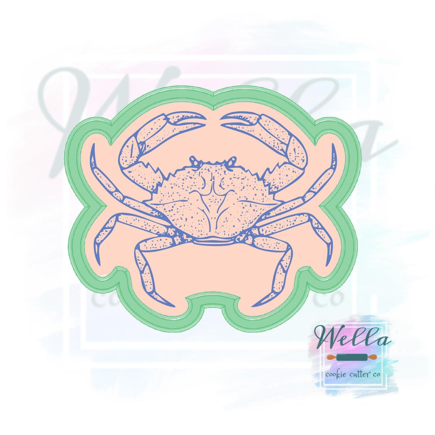 Crab Cookie Cutter, Sea Themed Cookie Cutter, Under the Sea Cutter