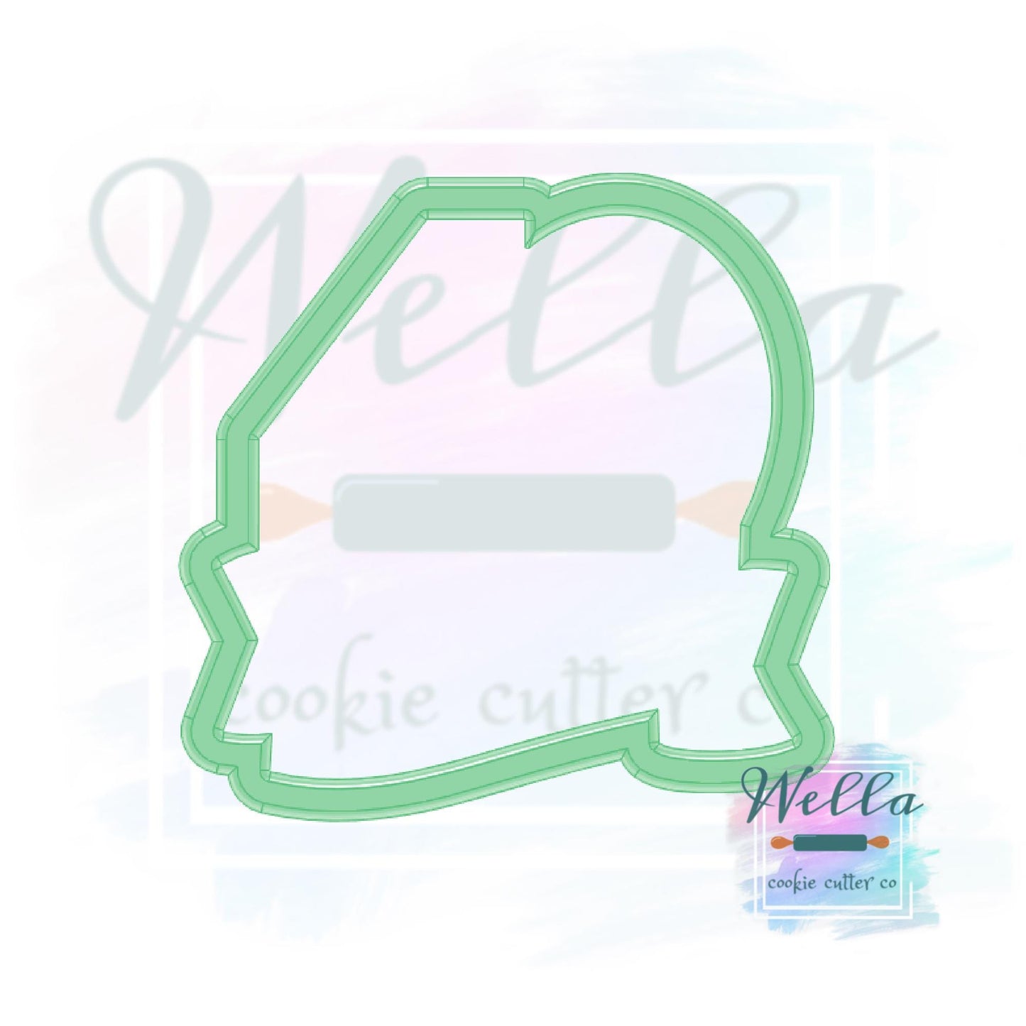 Number 40 with Banner Cookie Cutter