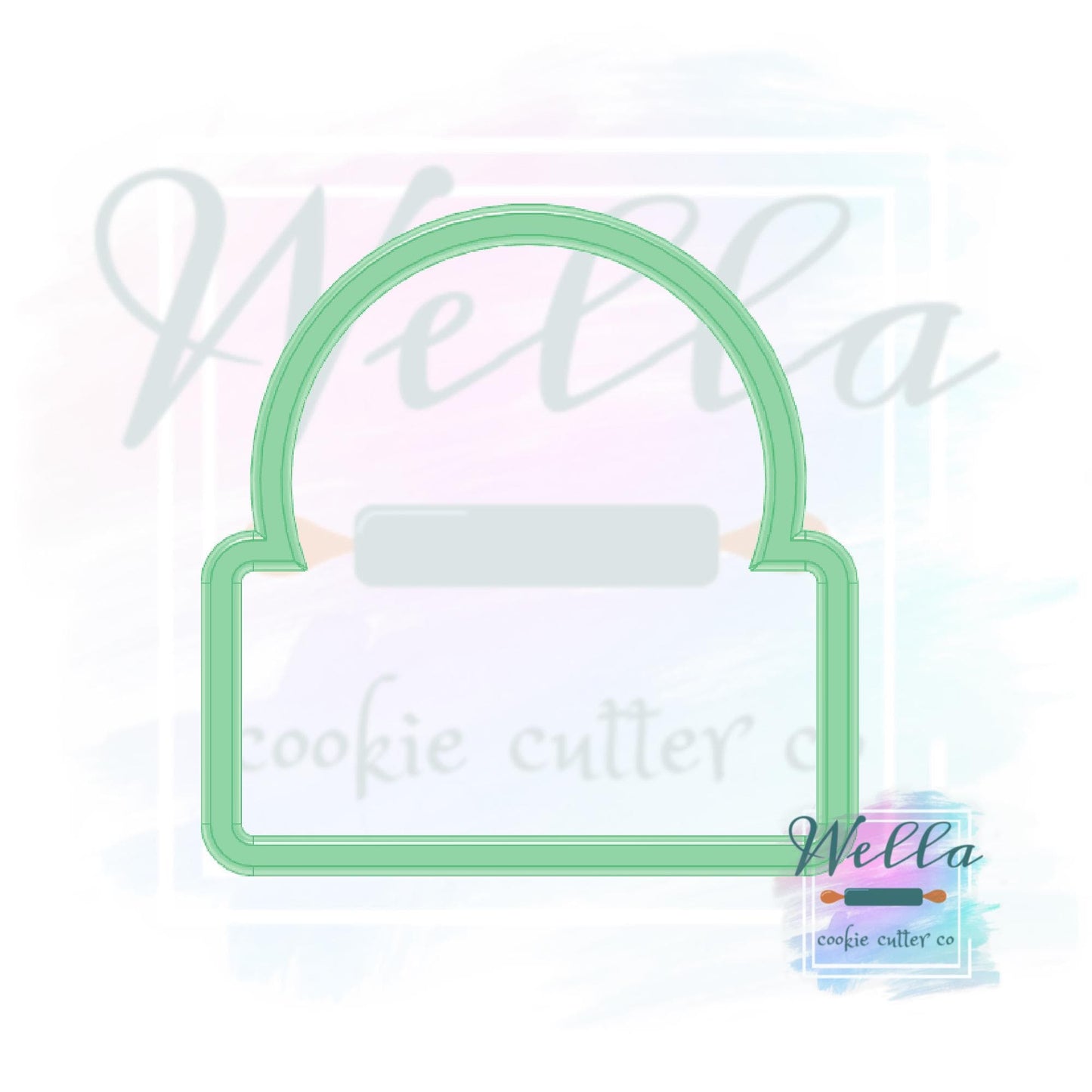 Basketball Name Plaque Cookie Cutter