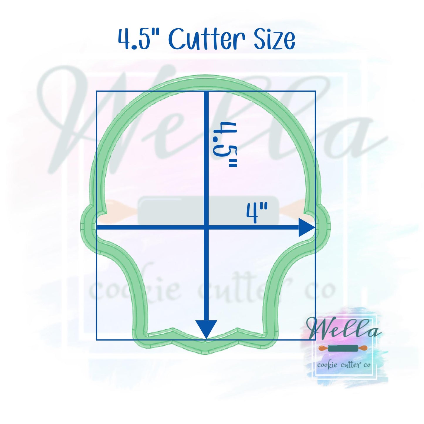 Basketball in Hoop Cookie Cutter