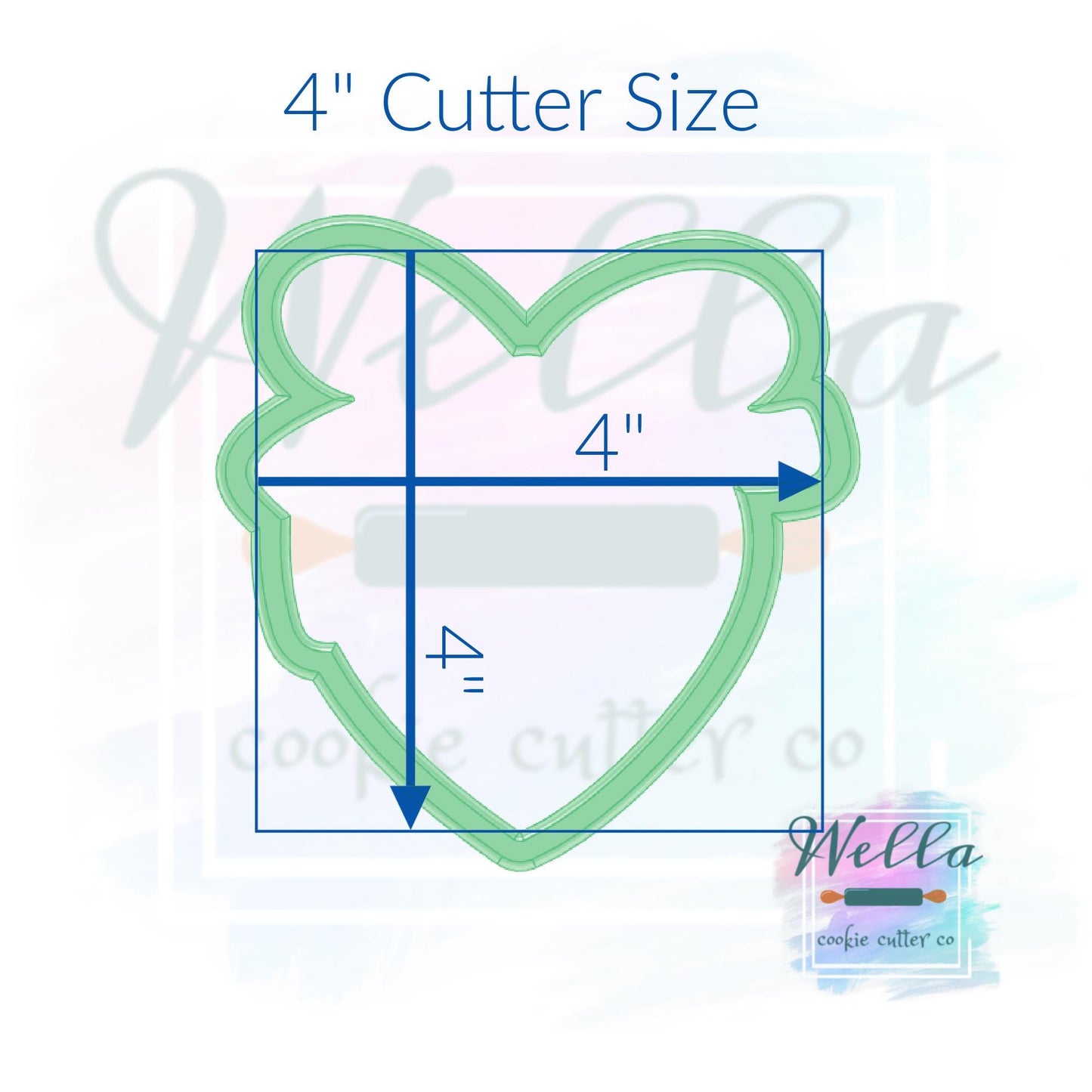 Heart Locket with Bow Cookie Cutter
