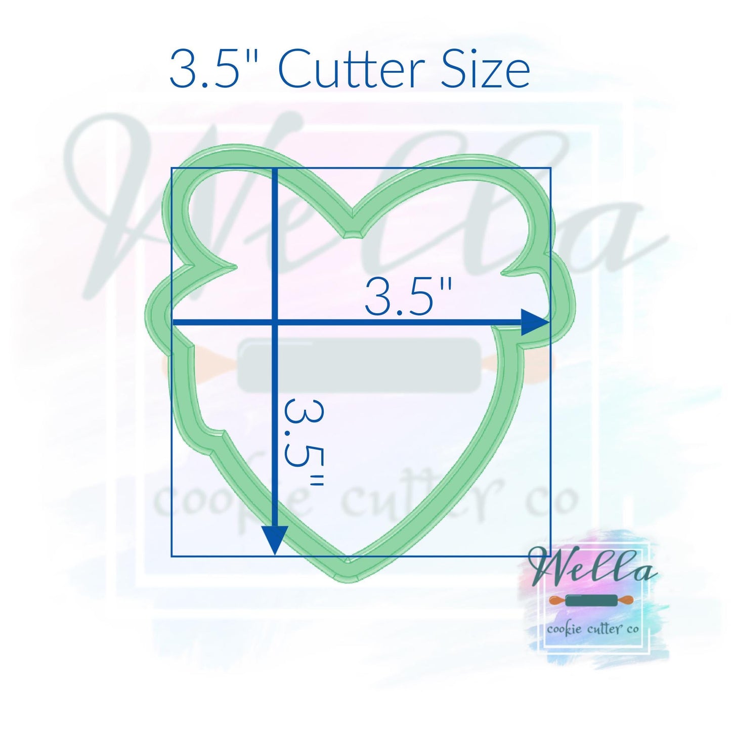 Heart Locket with Bow Cookie Cutter
