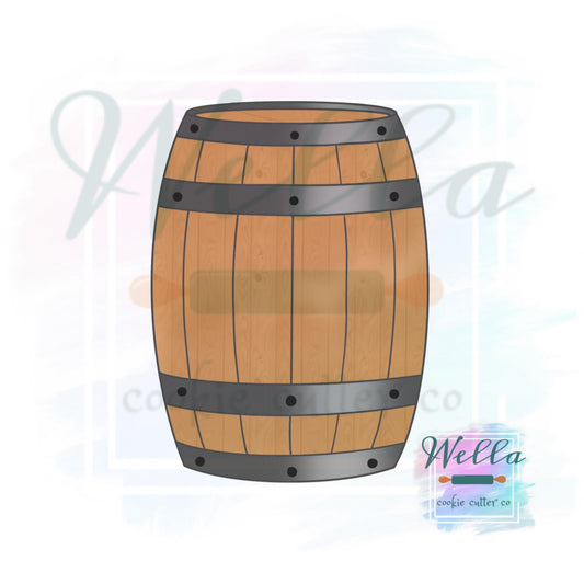 Whiskey Barrel Cookie Cutter