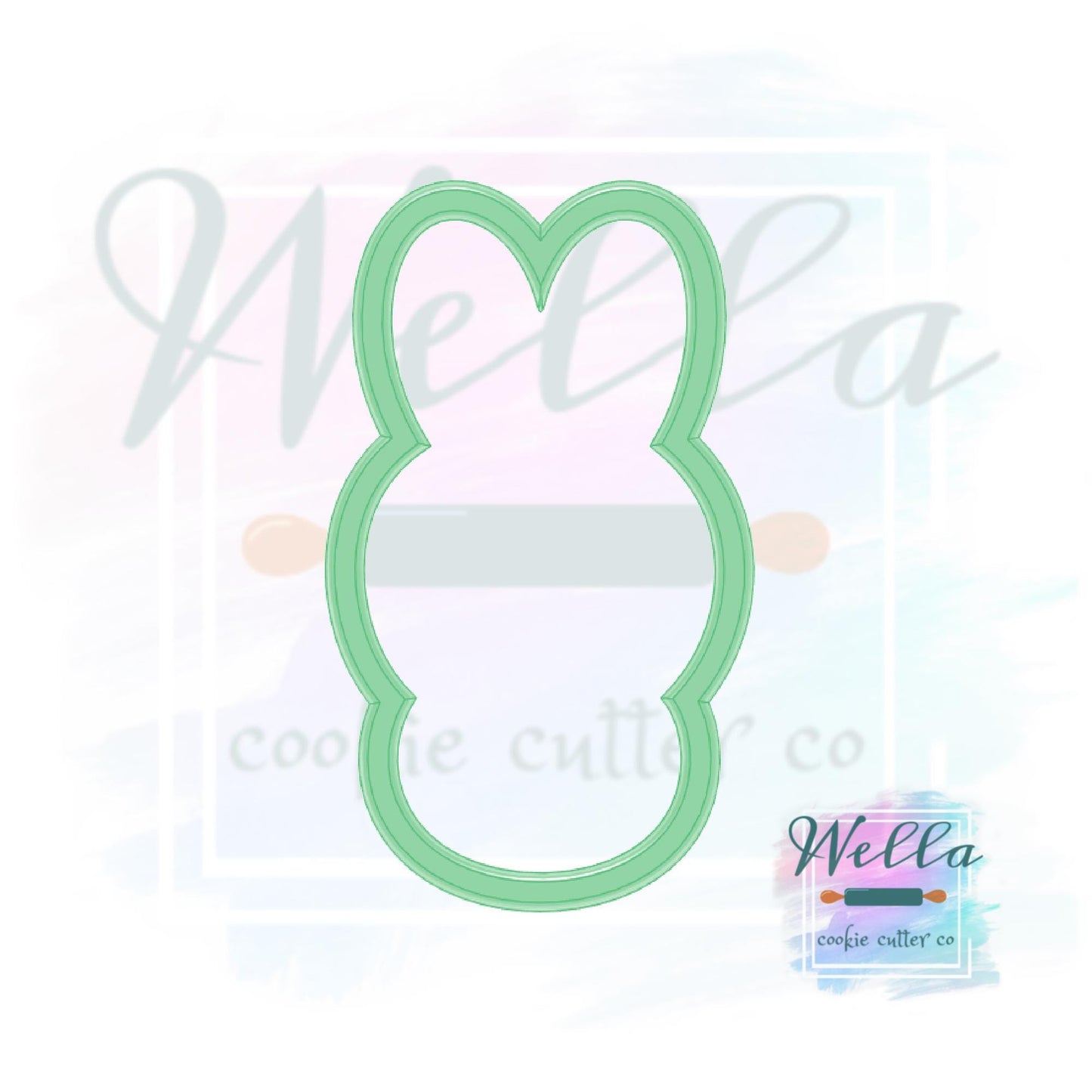 Marshmallow Bunny #2 Cookie Cutter