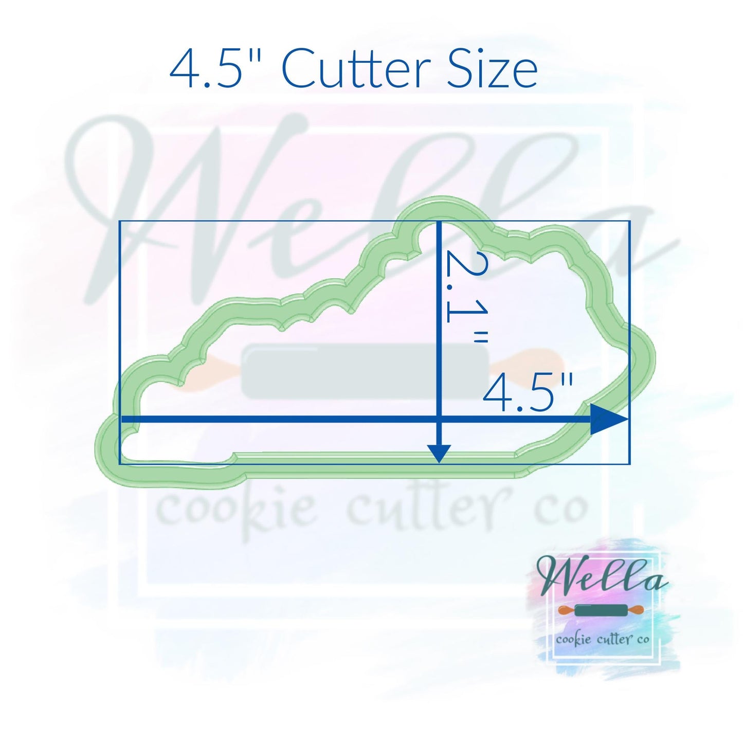 State of Kentucky Cookie Cutter, KY Cookie Cutter