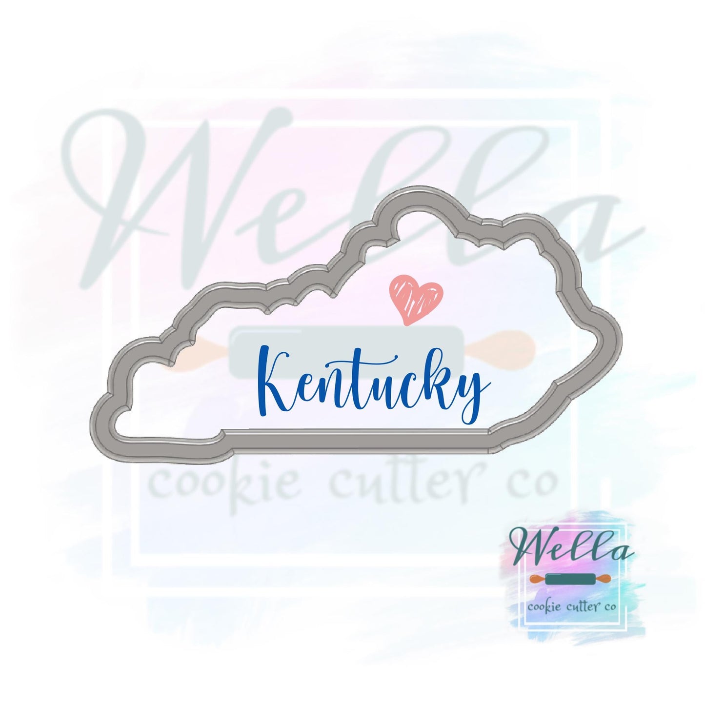 State of Kentucky Cookie Cutter, KY Cookie Cutter