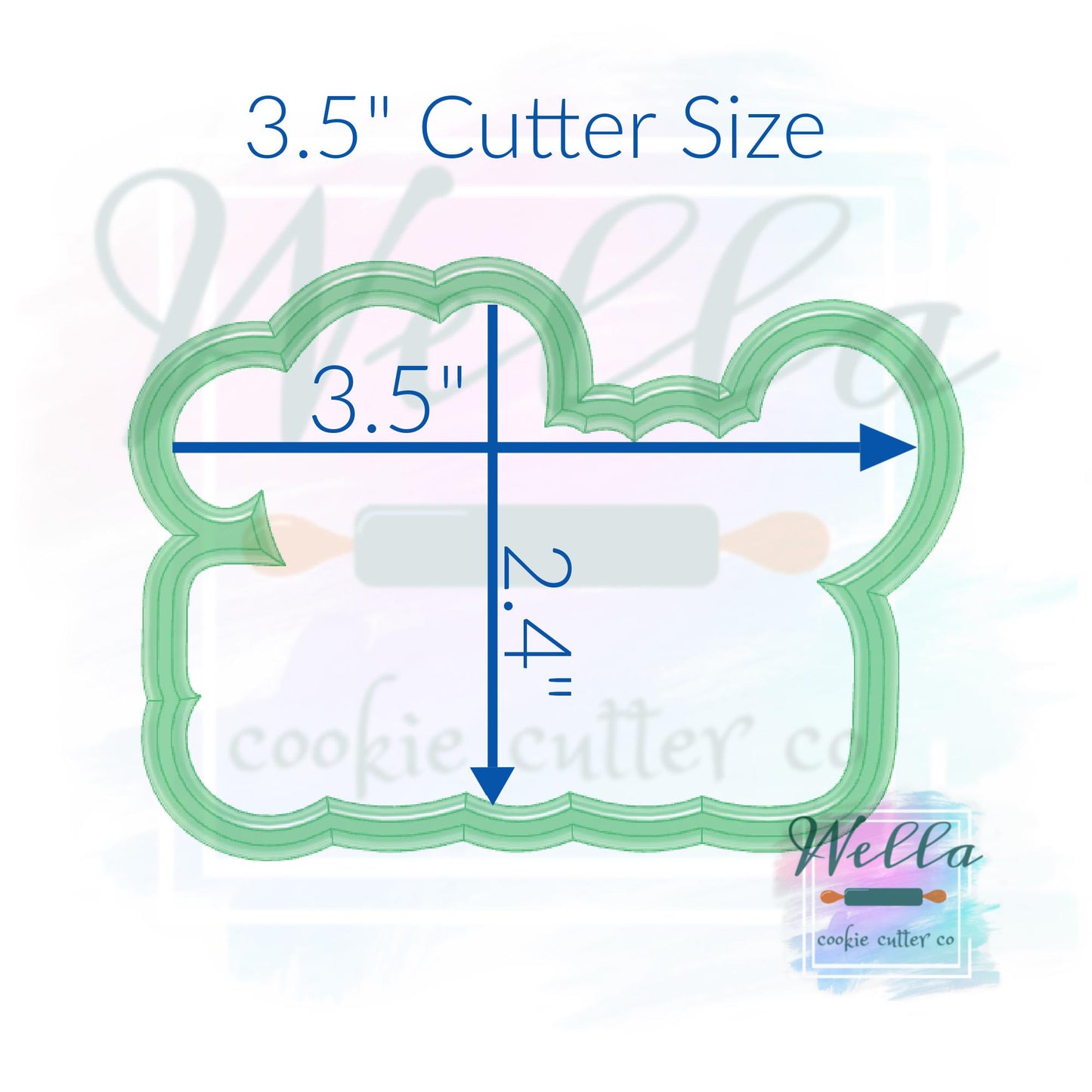 Graduation Class of 2027 #1 Cookie Cutter with Optional Stencil
