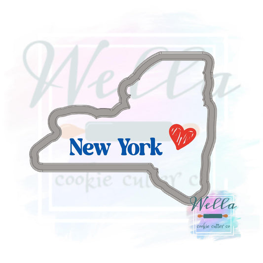 State of New York Cookie Cutter