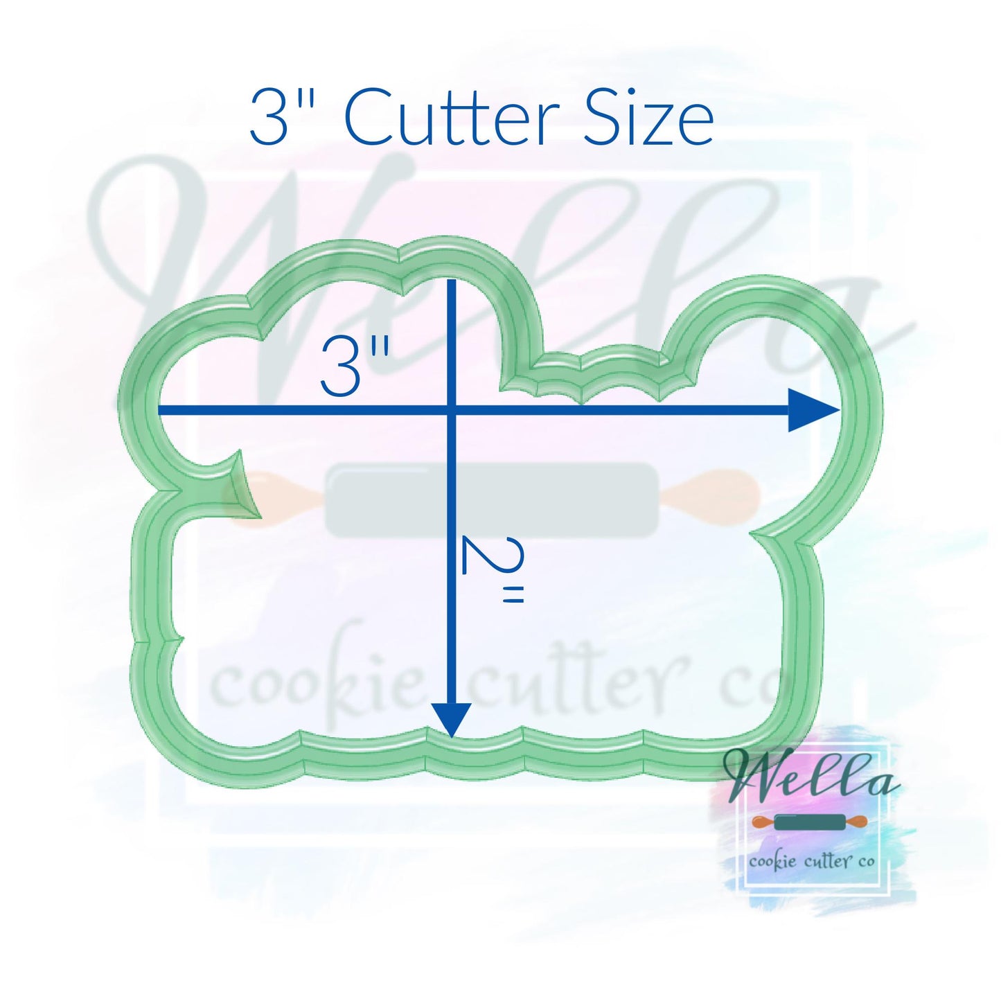 Graduation Class of 2027 #1 Cookie Cutter with Optional Stencil