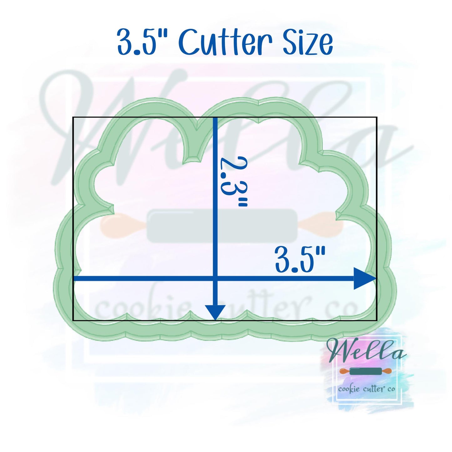 hello SUMMER Cookie Cutter with Optional Stencil