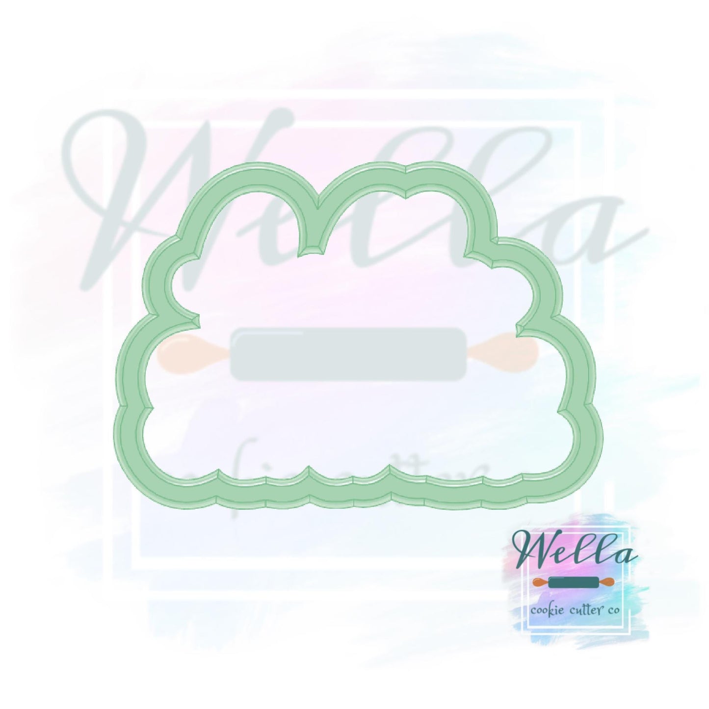 hello SUMMER Cookie Cutter with Optional Stencil