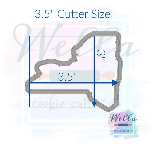 State of New York Cookie Cutter