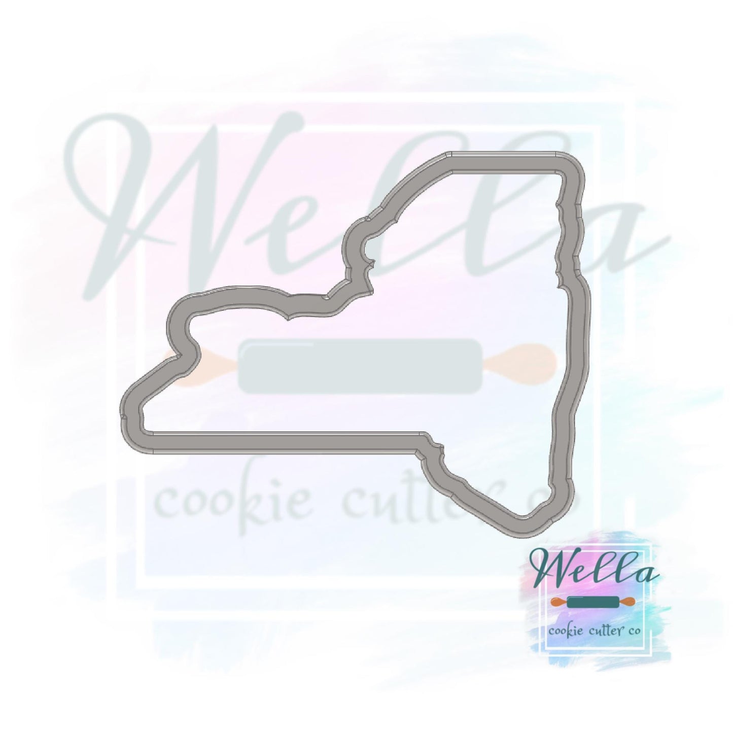 State of New York Cookie Cutter