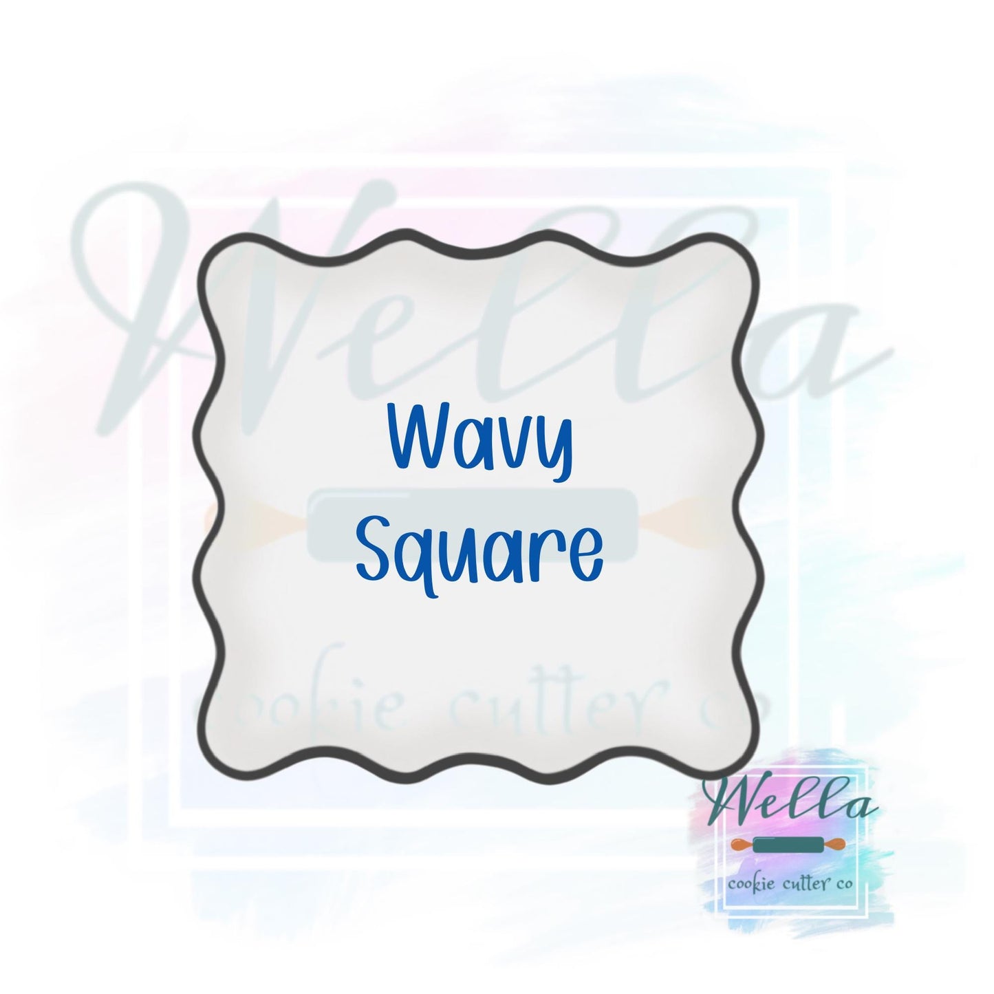 Wavy Plaque Set Cookie Cutters - Set of 3