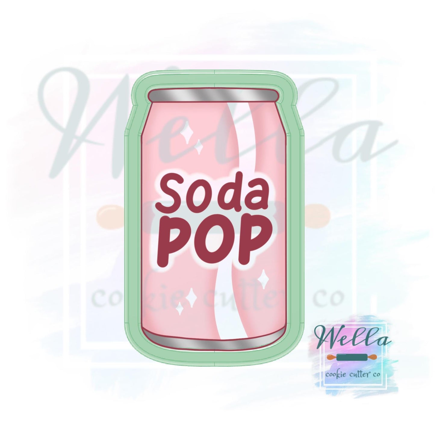 Soda Pop Can Cookie Cutter