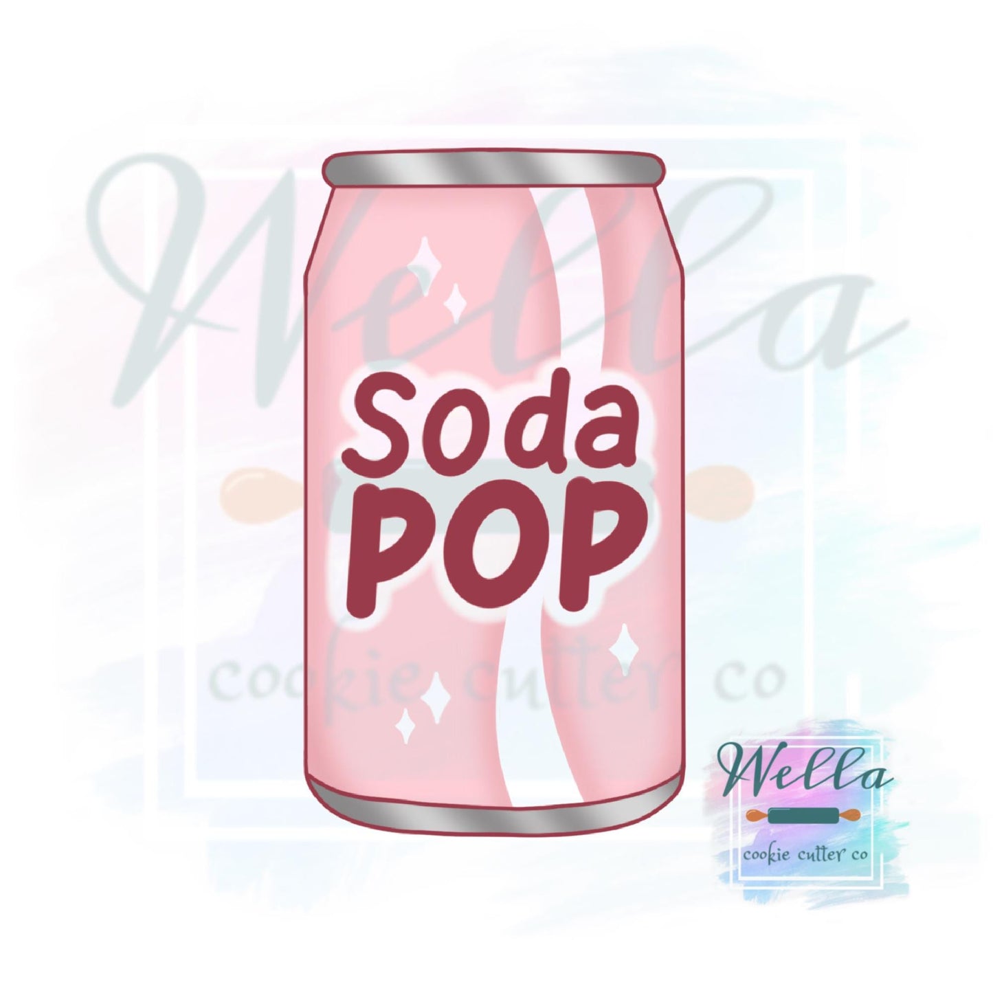 Soda Pop Can Cookie Cutter