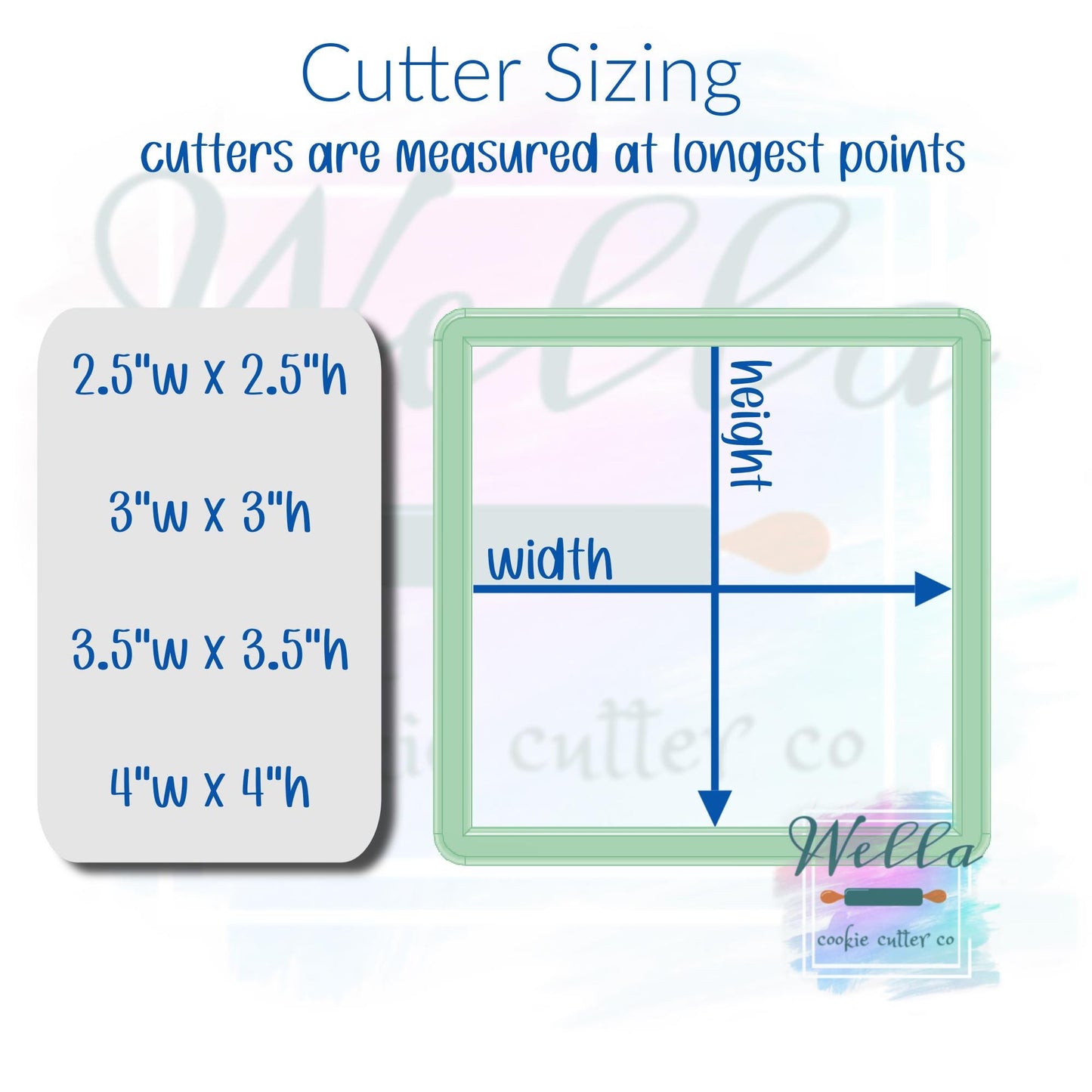 Simple Square Cookie Cutter