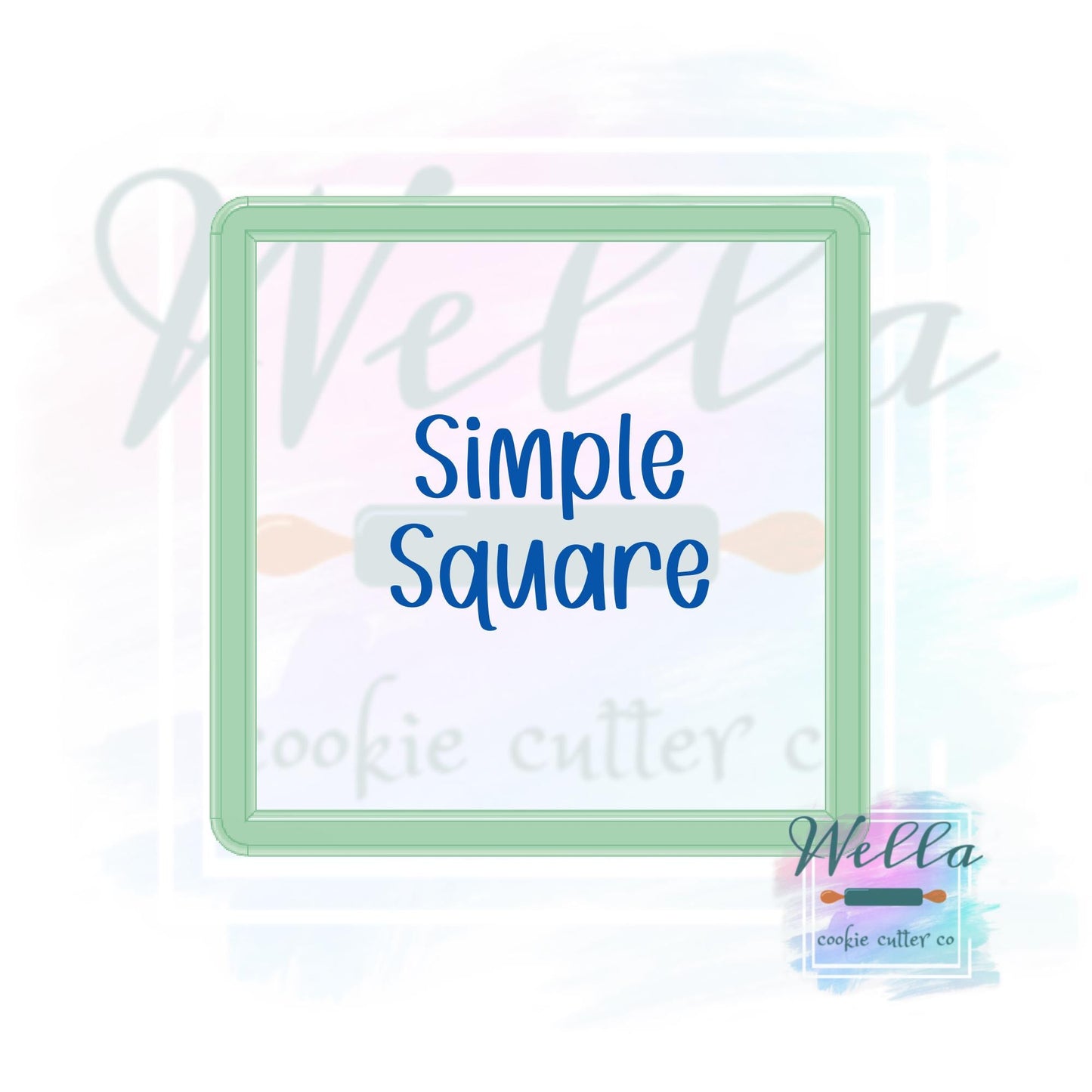 Simple Square Cookie Cutter