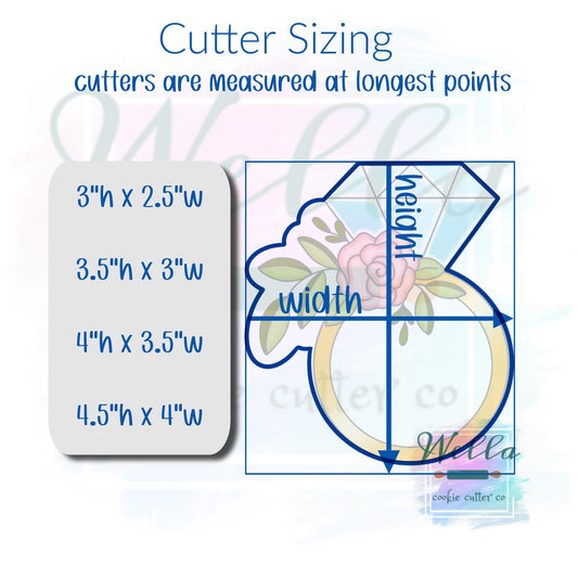 Floral Ring #2 Cookie Cutter
