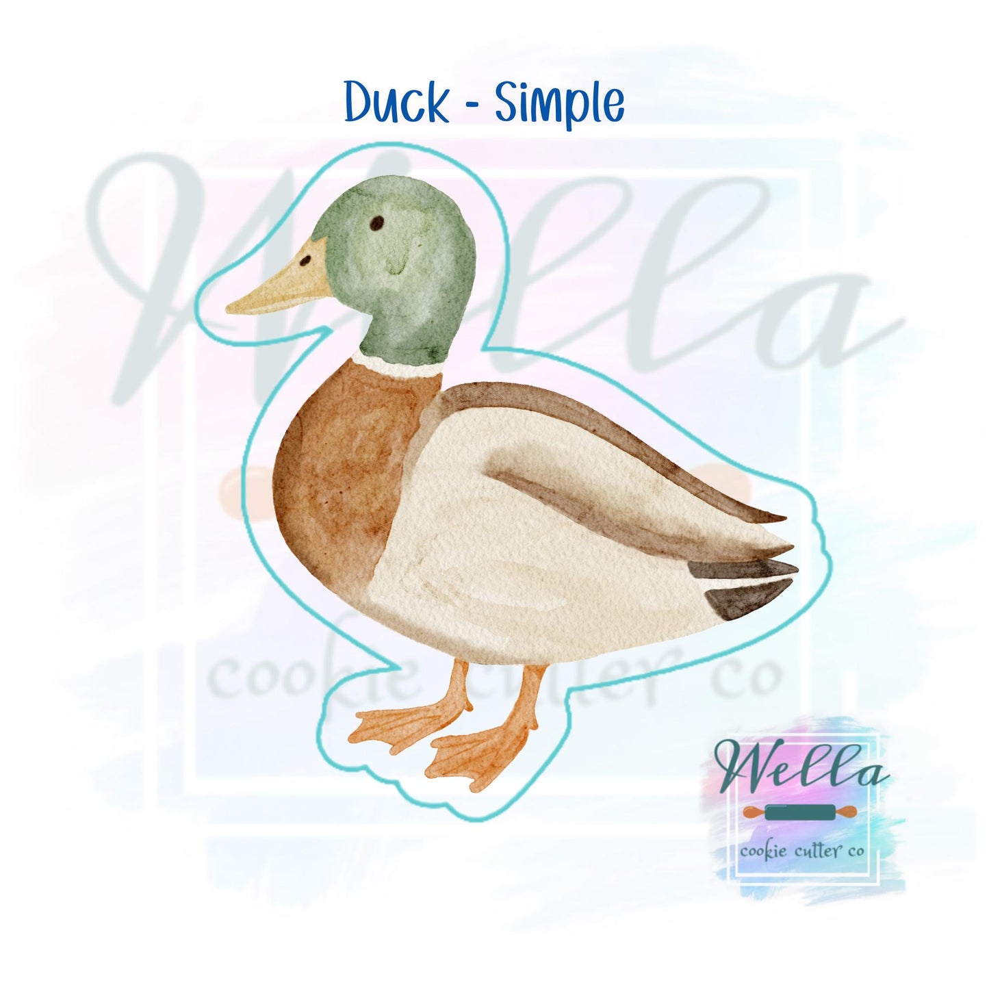Mallard Duck Cookie Cutters