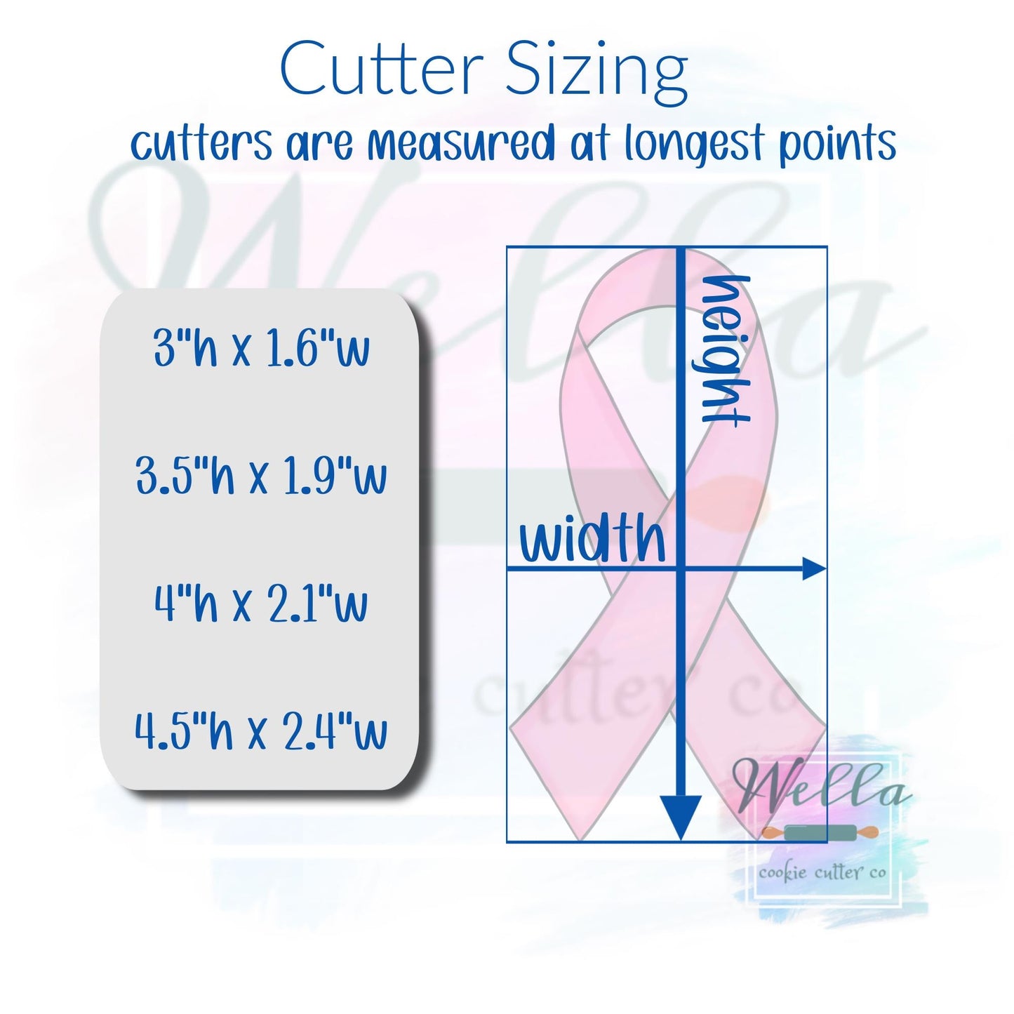 Cancer Ribbon Cookie Cutter