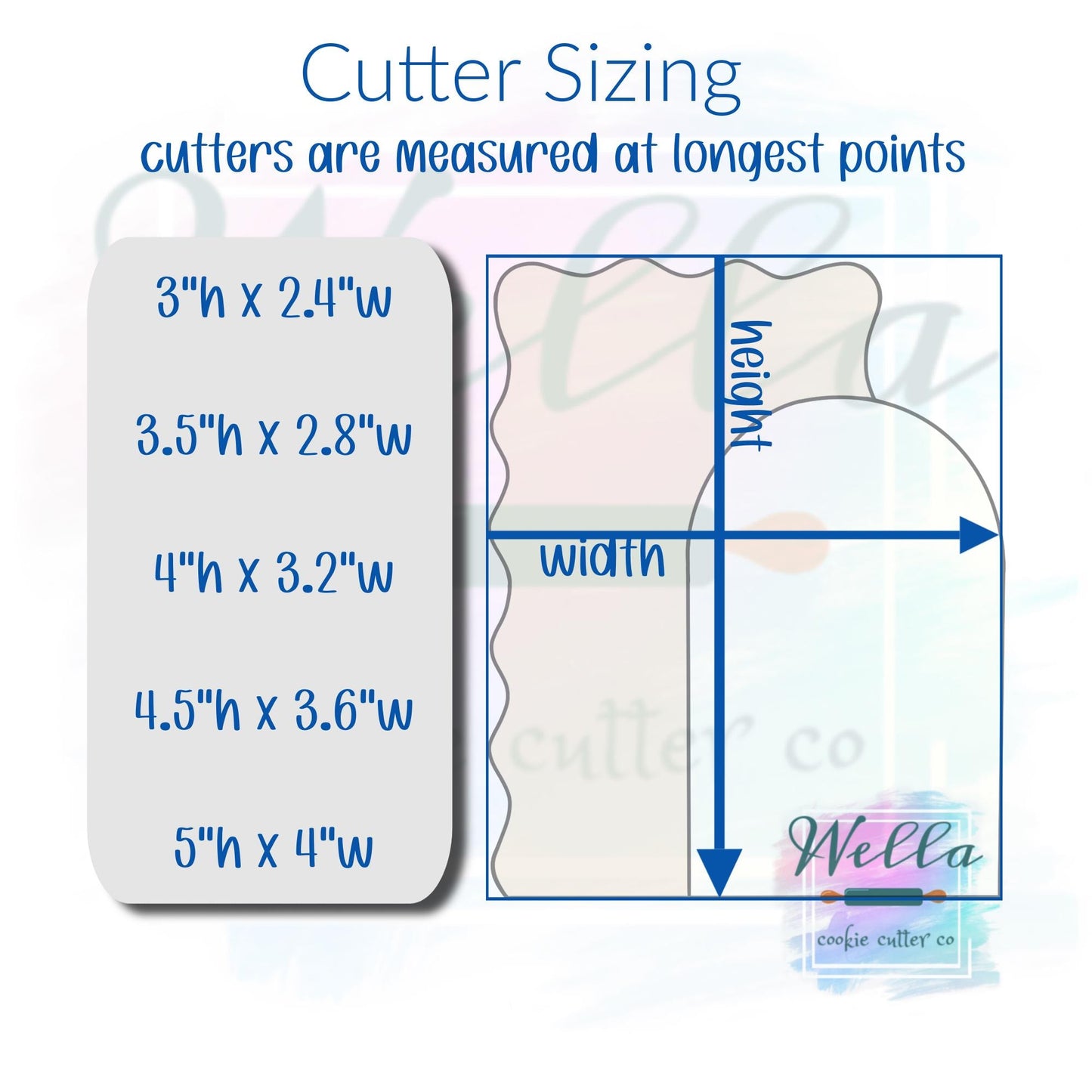 Wavy Plaque with Arch Cookie Cutter