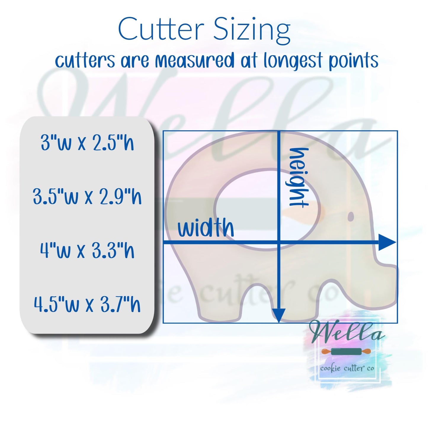 Elephant Teether Cookie Cutter