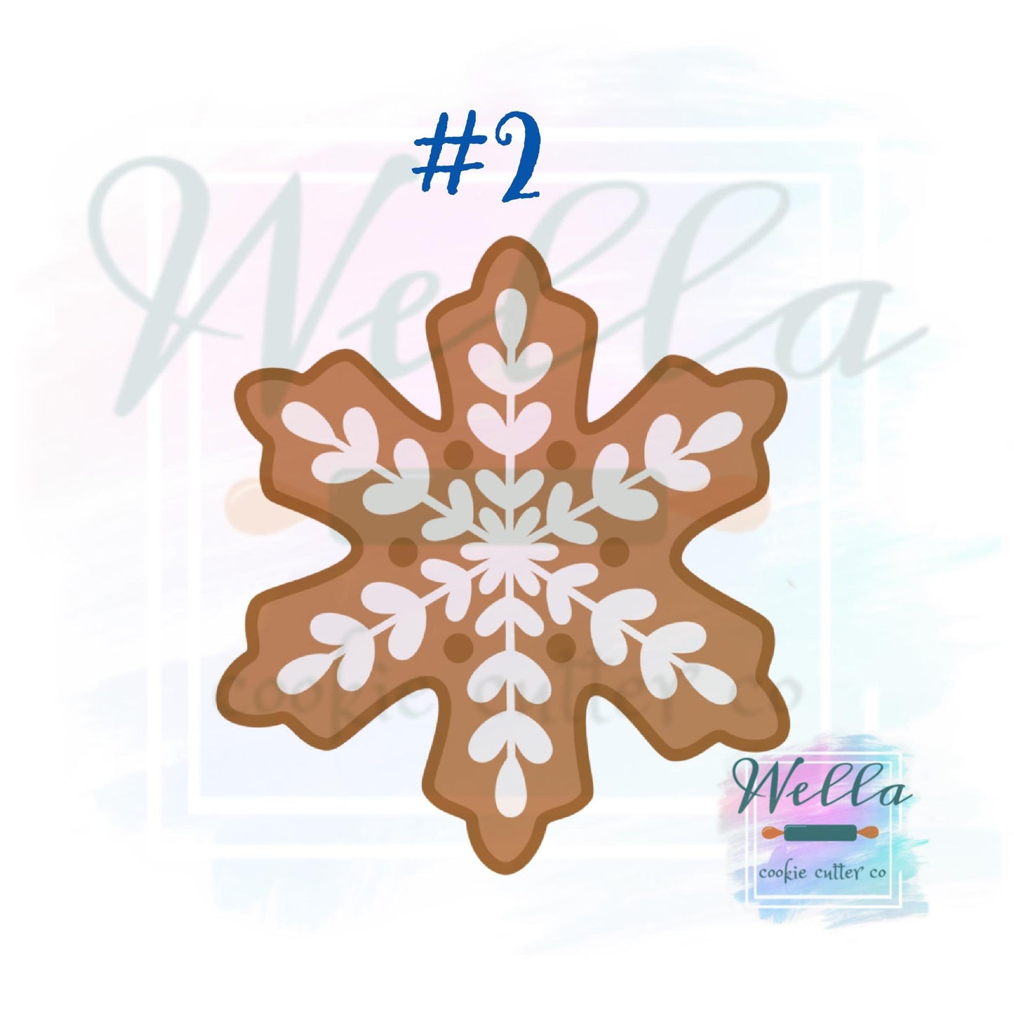 Gingerbread Snowflake Cookie Cutters