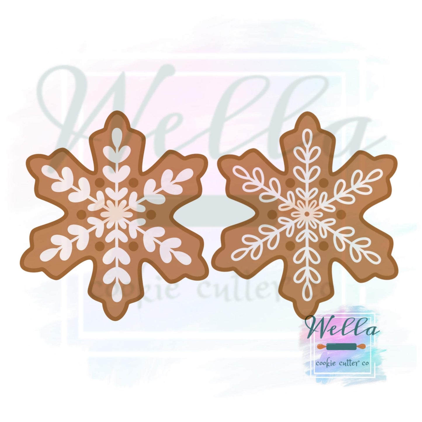 Gingerbread Snowflake Cookie Cutters