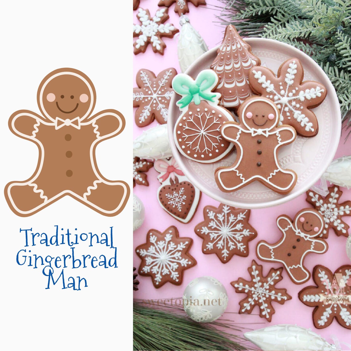 Traditional Gingerbread Man Cookie Cutter