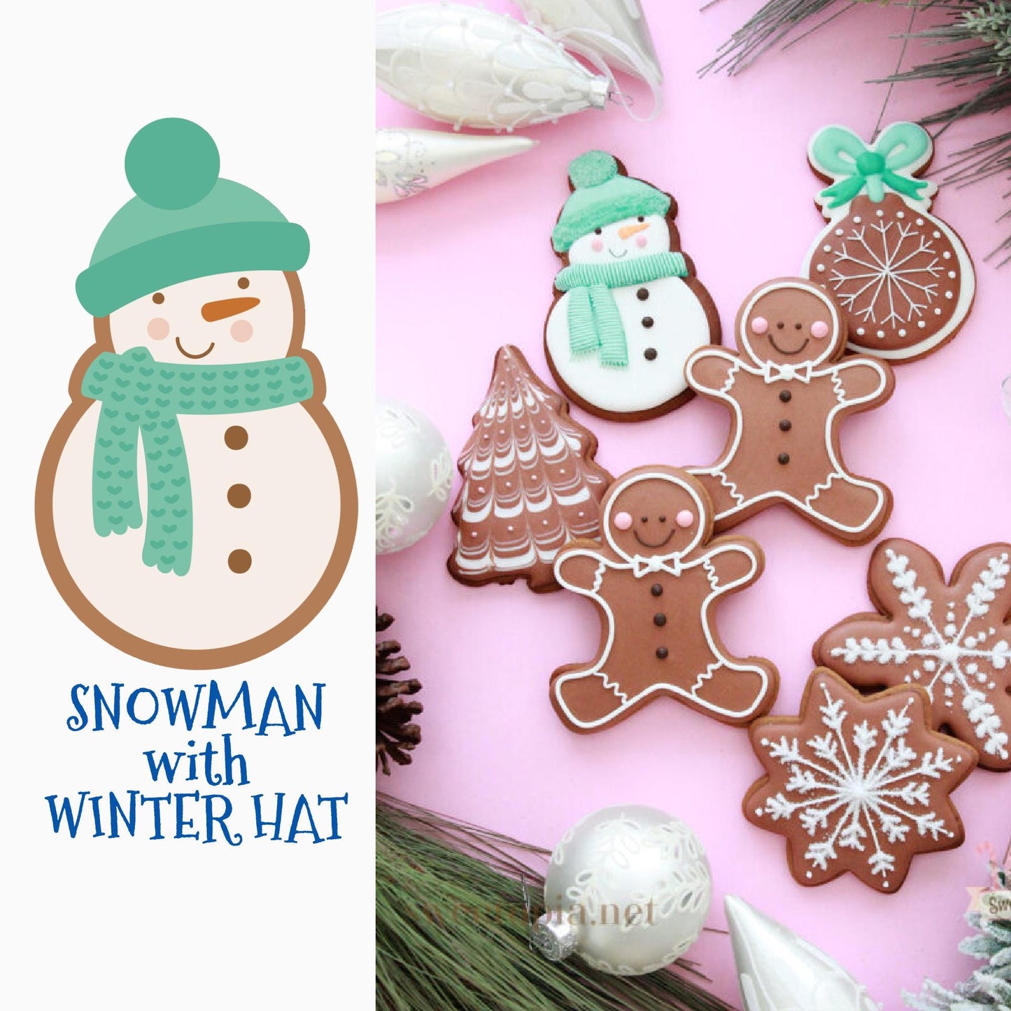 Snowman Cookie Cutters