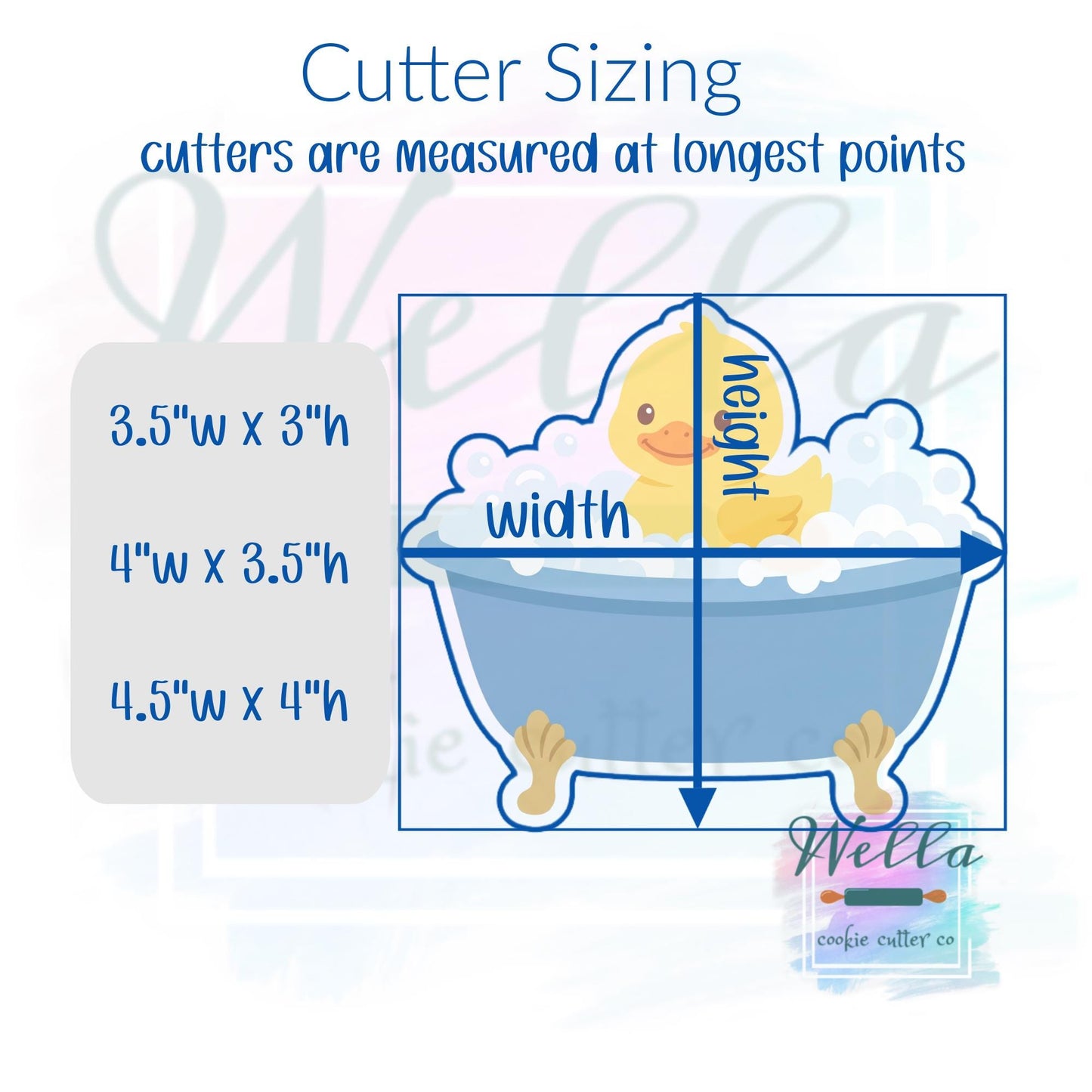 Duck in Bathtub Cookie Cutter