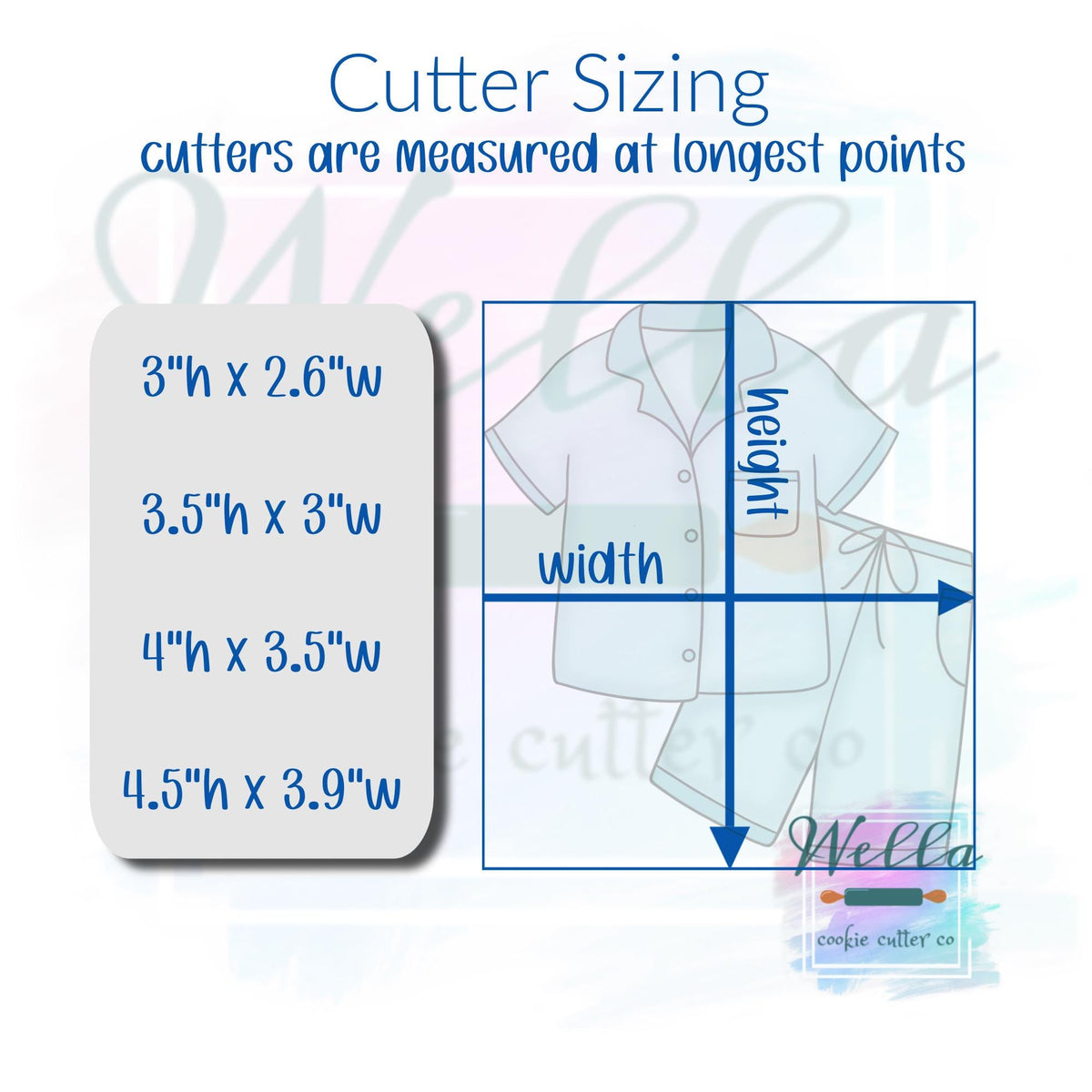 Pajama Set Cookie Cutter
