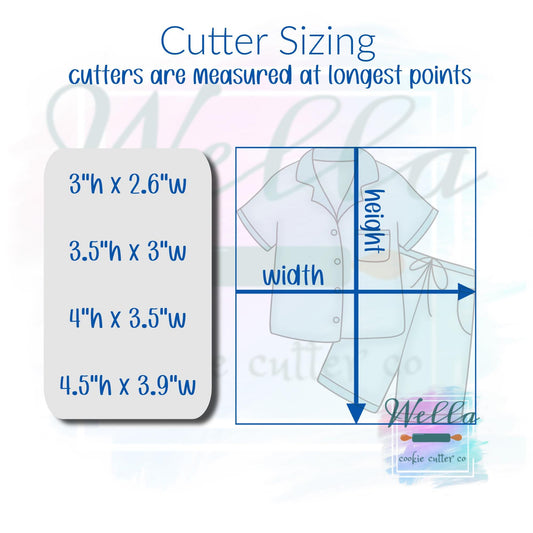 Pajama Set Cookie Cutter