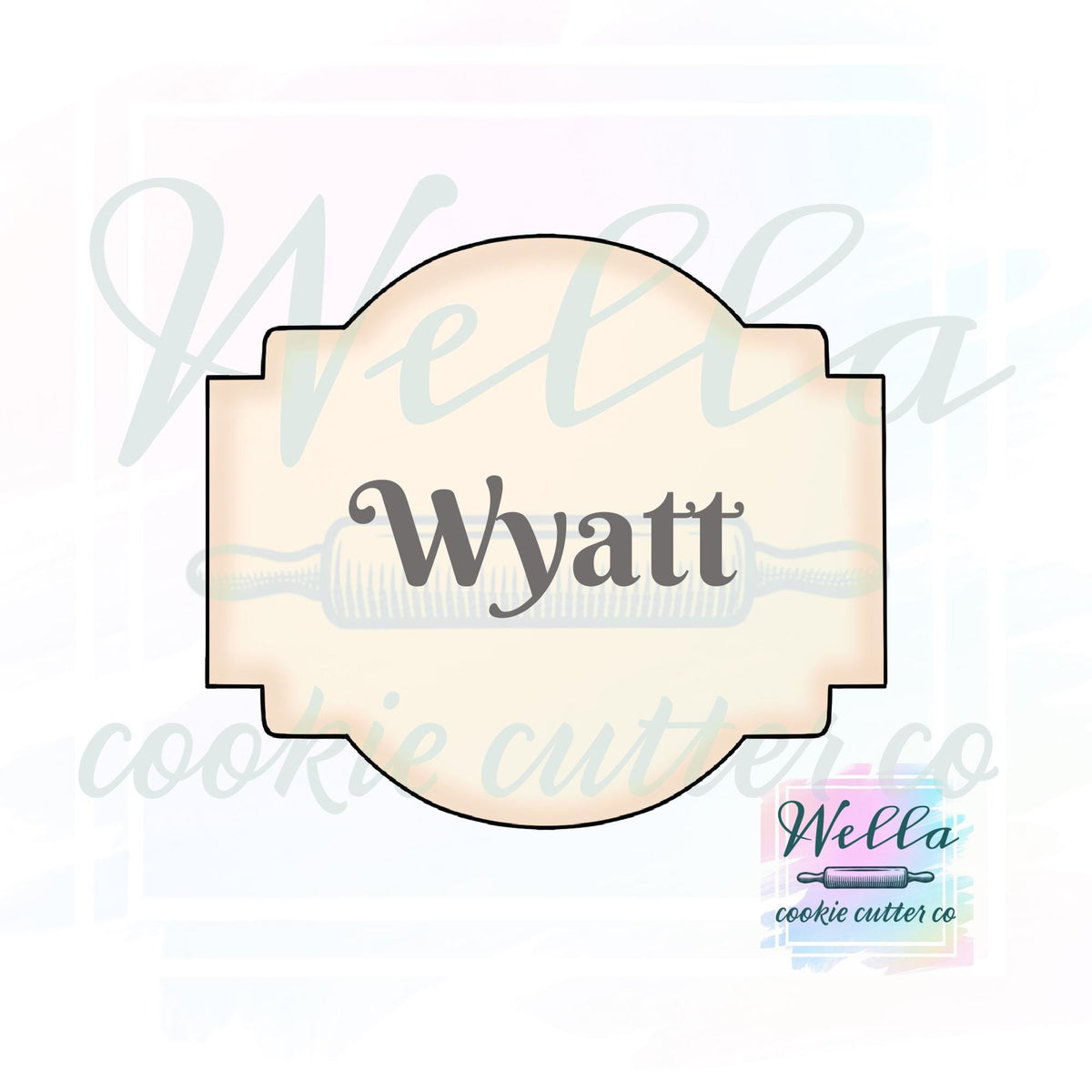 Plaque Wyatt Cookie Cutter