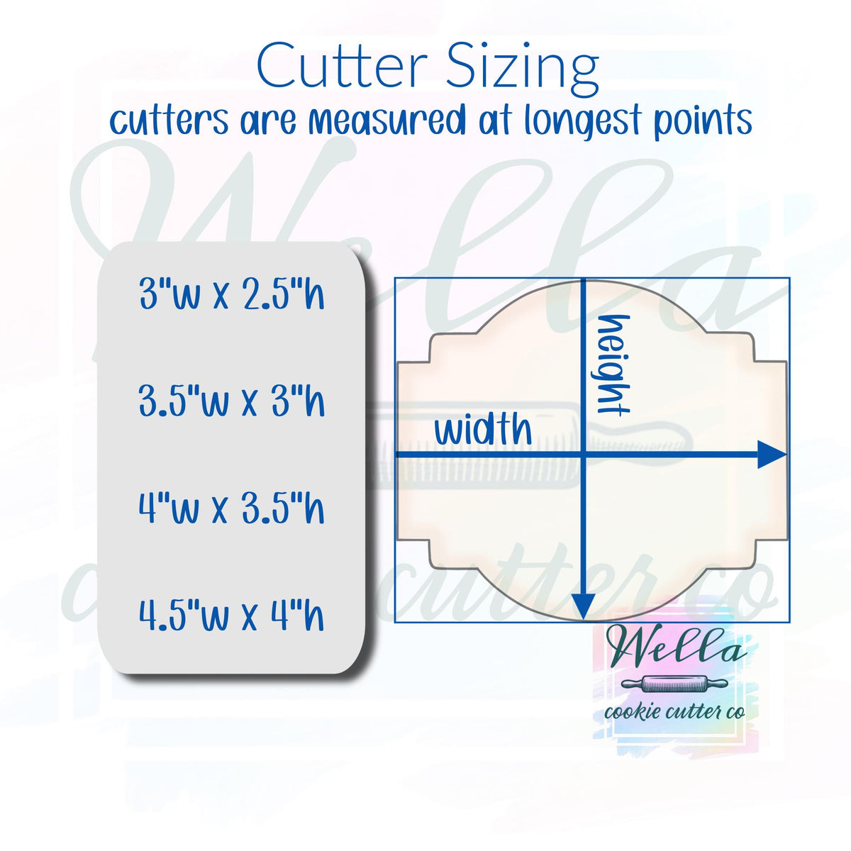 Plaque Wyatt Cookie Cutter