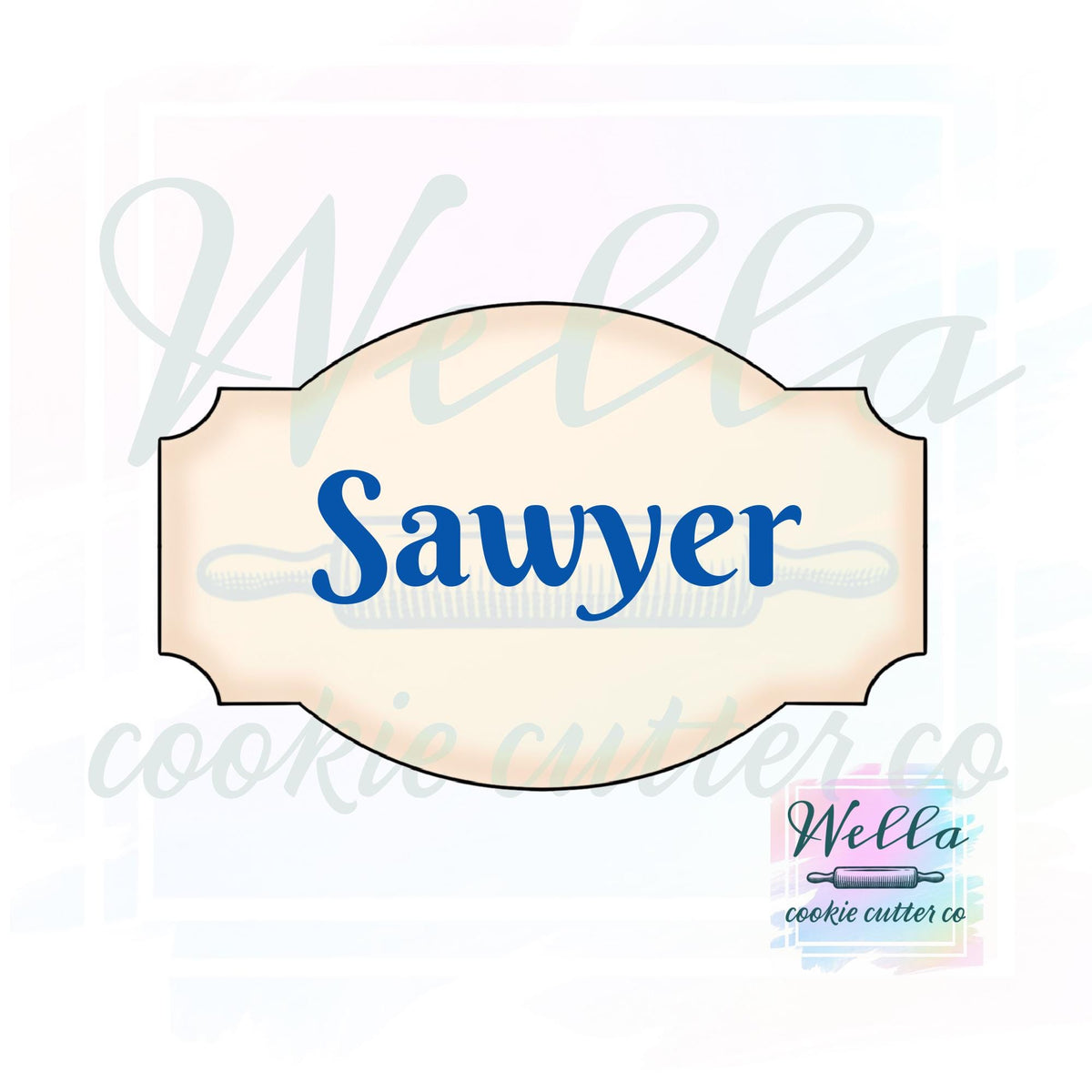 Plaque Sawyer Cookie Cutter