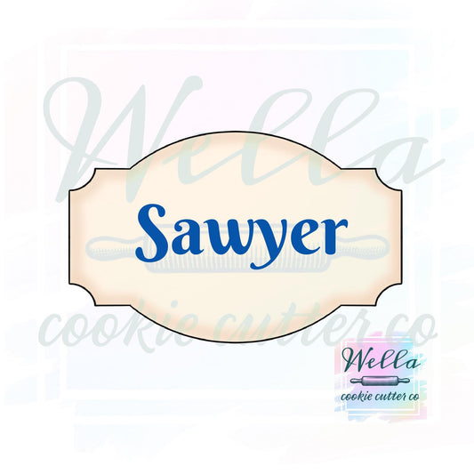 Plaque Sawyer Cookie Cutter